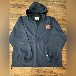 MENS CHAMPION AU AUBURN TIGERS 1/4 ZIP NAVY SIZE XXL